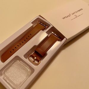 Brown Leather Apple Watch Band